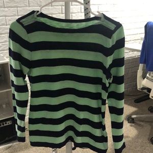Jcrew Striped Painters Tee. You can no longer see the brand or size.